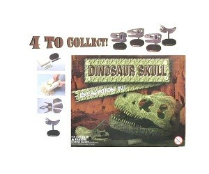 Dinosauruksen pääkallo kaivaussetti (12 kpl)