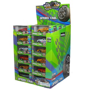 METALLISET LEIKKIAUTOT MITTAKAAVA 1:64 (48 kpl)