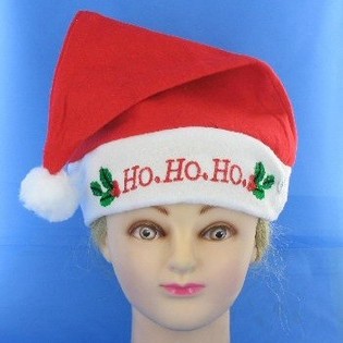 VILKKUVA TONTTULAKKI "HO HO HO" (12 kpl)