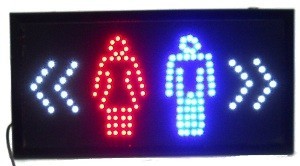 LED-MAINOSKYLTTI - WC