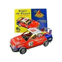 SUPER 3D-PALAPELI "WORLD RALLY" (6 kpl)