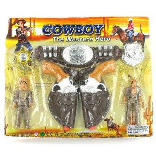 SUURI COWBOY-LEIKKISETTI (3 kpl)