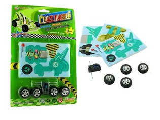 3D-vaahtomuovipalapeli karting-auto moottorilla (24 kpl)