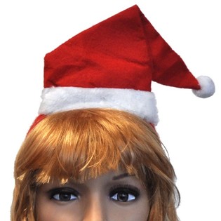 Tonttulakki-hiuspanta (12 kpl)