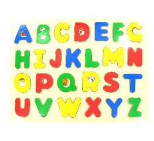 Puinen ABCD-palapeli (6 kpl)