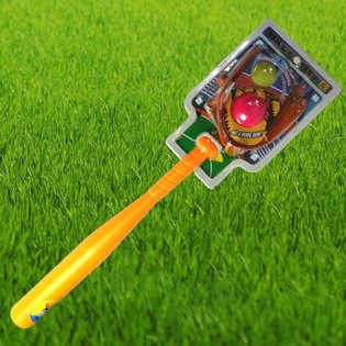 Baseballmaila pallolla ja r&auml;pyl&auml;ll&auml; (6 kpl)