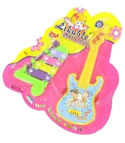 MUSIKAALINEN LELUSETTI KORTILLA (6 kpl)