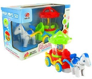 Bump & Go Magic Wagon Hevoskärryt Valolla & Äänellä