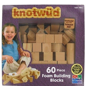 KNOTWUD 60 Vaahtomuovista Rakennuspalikkaa (4 kpl.)