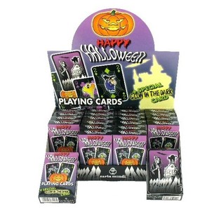 Halloween-pelikortit myyntitelineess&auml; (24 kpl)