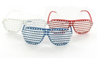 Shutter Shades Aurinkolasit Bling Bling -Kivill&auml; (10 kpl)