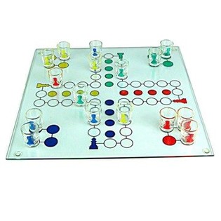 Lasinen Kimble-peli | Ludo-lautapeli lasista Tukku