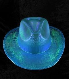 GLITTERIKOWBOYHATTU - SININEN (6 kpl)