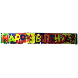 HAPPY BIRTHDAY -BANDEROLI (15 kpl)
