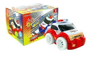 Lelu Poliisiauto Bump & Go Valoilla ja Äänillä
