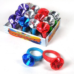Suuri Bling Bling Vilkkuva Sormusrannekoru (12 kpl)