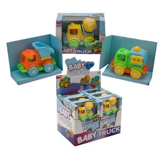 Vauvojen työmaa-autot display-laatikossa (12 kpl)