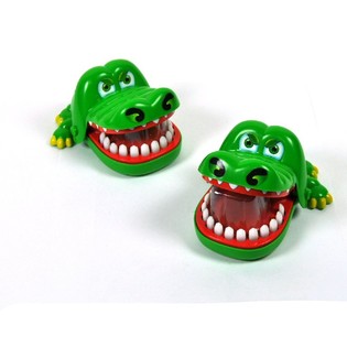 Krokotiilin hammasl&auml;&auml;k&auml;ri -peli (6 kpl)