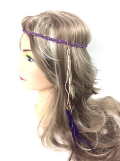 Letitetty hiuspanta sulilla liila (1 kpl)