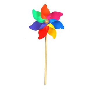 Tukevat puiset tuulihyrrät 38 cm (12 kpl)