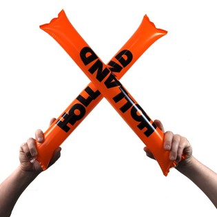 2 Puhallettavaa Hollanti-Kannustuskeppi&auml; (24 kpl)