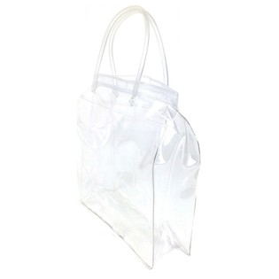 Ylellinen L&auml;pin&auml;kyv&auml; Tasapohjainen Pakkauspussi Tukevalla Kahvalla 18,5x18cm (25 kpl)