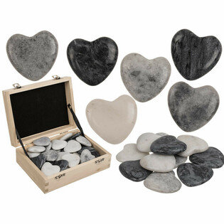 LUONNONKIVI SYD&Auml;MENMUOTOINEN - WORRY STONES (36 kpl)