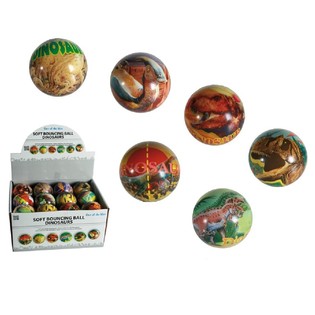 PEHME&Auml;T POMPPU PALLOT DINOSAURUKSET (24 kpl)