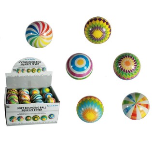 Värikkäät pehmeät pomppupallot (24 kpl)