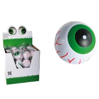 Pehme&auml;t Isot Pomppupallot Silmill&auml;, &Oslash;6cm (48 kpl)