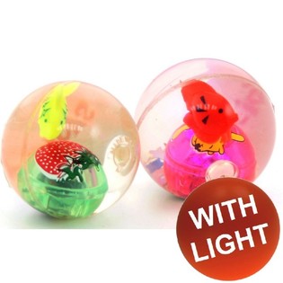 Läpinäkyvät Vilkkuvat Pomppupallot LED-Valolla (36 kpl)