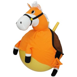 Jolly Jumper Hevonen Hoppapallo - Oranssi (45 cm)