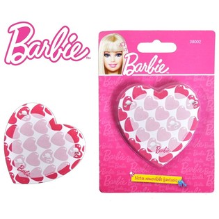 BARBIE SYDÄMENMUOTOINEN MUISTIOPALKKI KORTISSA (6 kpl)