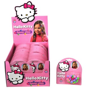 HELLO KITTY HAUSKAT HIUSKLIPSIT DISPLAY-LAATIKOSSA (35 kpl)