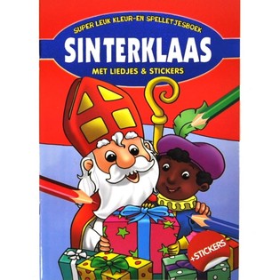 Sinterklaas V&auml;ritys- ja Puuhakirja (10 kpl)