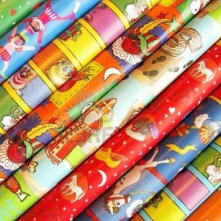 Sankari Nikolaus Sinterklaas Lahjapaperirullat 250 x 50 cm (5 kpl)