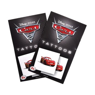 DISNEY CARS 2 TATTOO-TARRAT (50 kpl)
