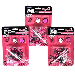 Hello Kitty DIY-Rannekorusetti Kuminauhoilla ja Riipuksilla (12 kpl)