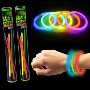 12 kpl Glowsticks Valotikut Tuubissa (22 tuubia)