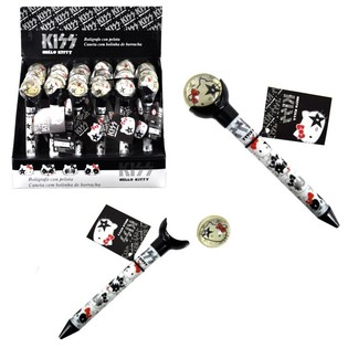 HELLO KITTY - 2-IN-1 POMPPUPALLO & KUULAK&Auml;RKIKYN&Auml; - MUSTA (24 kpl)