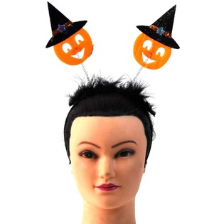 Halloween Kurpitsa-hiuspanta (6 kpl)
