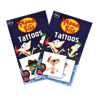 DISNEY-TATUOINNIT 2-OSAINEN - MALLI: FINIAS JA FERB (50 kpl)