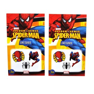 3-osaiset Marvel-tatuoinnit - Malli: Spider-Man (50 kpl)