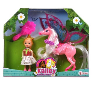 Kailey-nukke ja hevonen (6 kpl)