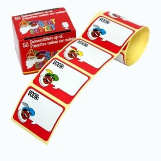 SINTERKLAAS 50 LAHJATARRAN RULLA (10 pakkausta)