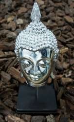 Ylellinen Hopeinen Buddha Jalustalla (1 kpl)