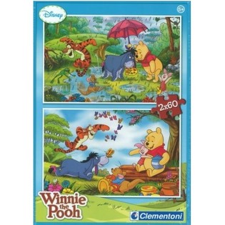 CLEMENTONI DISNEY NALLE PUH -PALAPELI 2 x 60 PALAA (6 kpl er&auml;)