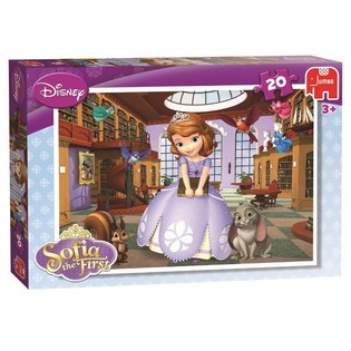 JUMBO DISNEY SOFIA ENSIMM&Auml;INEN KIRJASTOSSA -PALAPELI 20 PALAA (5kpl)