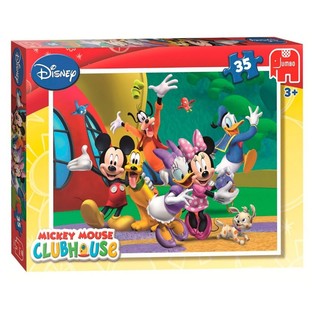 Jumbo Disney Palapeli Mikki Hiiri Kerhotalo Ryhm&auml;kuva 35 Palaa (5 kpl)