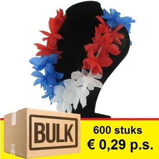 ***SUURTARJOUS*** HAWAII-KRANSSI - PUNAINEN / VALKOINEN / SININEN (600 kpl)